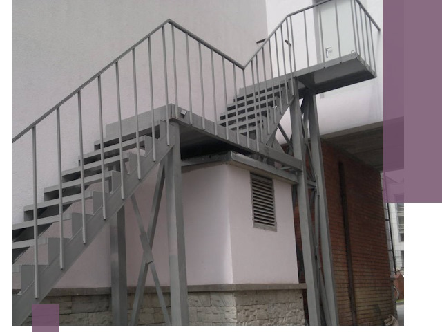 Монтаж пожарных лестниц под ключ в Отрадном с гарантией качества