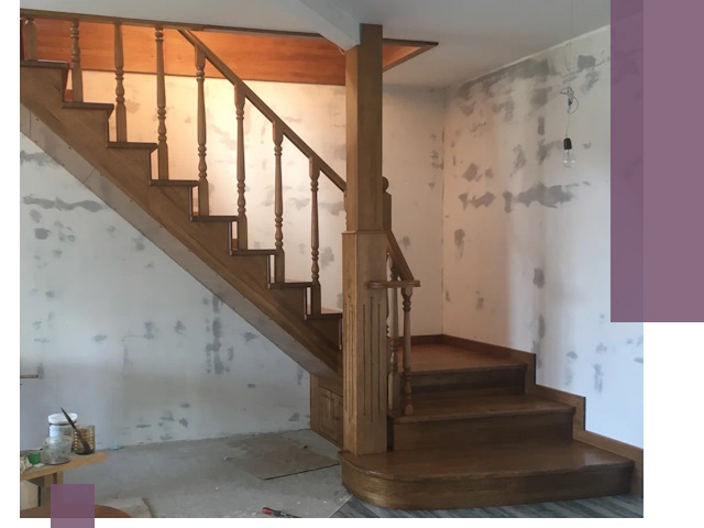 Ремонт деревянных лестниц в Отрадном: быстро и качественно