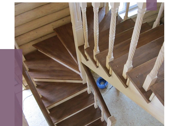 Реставрация деревянных лестниц в Отрадном от 4565 руб.