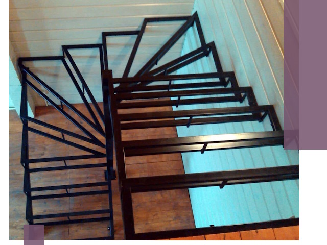 Изготовление металлических лестниц любой сложности в Отрадном