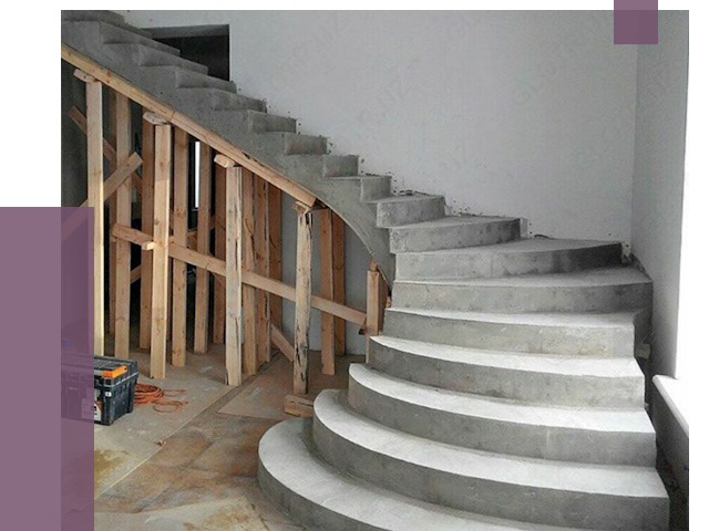 Изготовление бетонных лестниц под ключ в Отрадном от 21197 руб. | ПРОЛЁТ-Трд