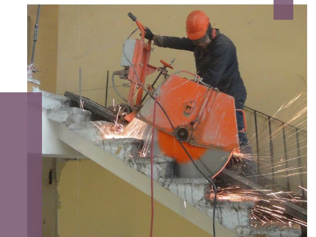 Демонтаж бетонных лестниц в Отрадном от 4892 руб. за м2 | ПРОЛЁТ-Трд