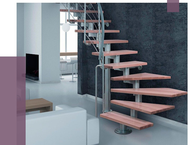 Модульные лестницы в Отрадном от 17936 руб. — купить в ПРОЛЁТ-Трд