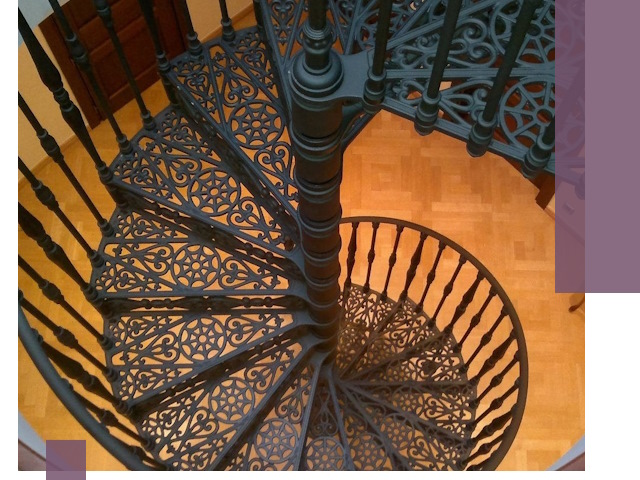 Винтовые лестницы под ключ в Отрадном: производство и монтаж