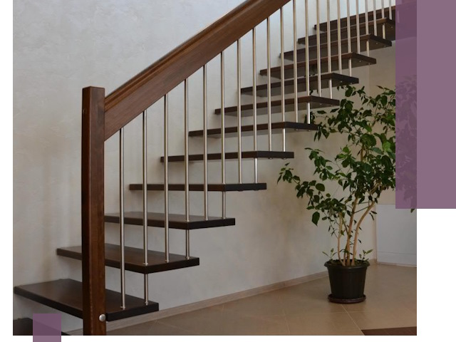 Лестницы на больцах под ключ в Отрадном – изготовление и монтаж