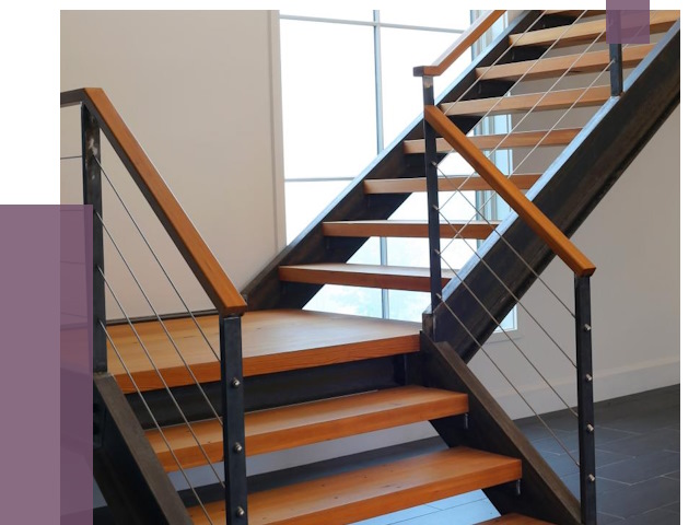 Изготовление лестниц на металлокаркасе в Отрадном от 20110 руб. | ПРОЛЁТ-Трд