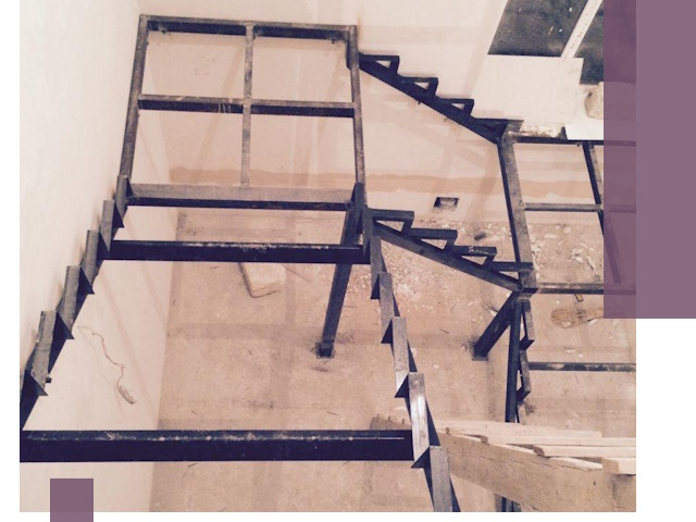 Монтаж лестниц на металлокаркасе в Отрадном быстро и качественно