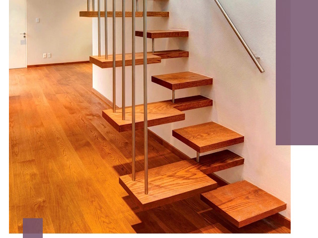 Лестницы «гусиный шаг» на заказ в Отрадном для узких пространств