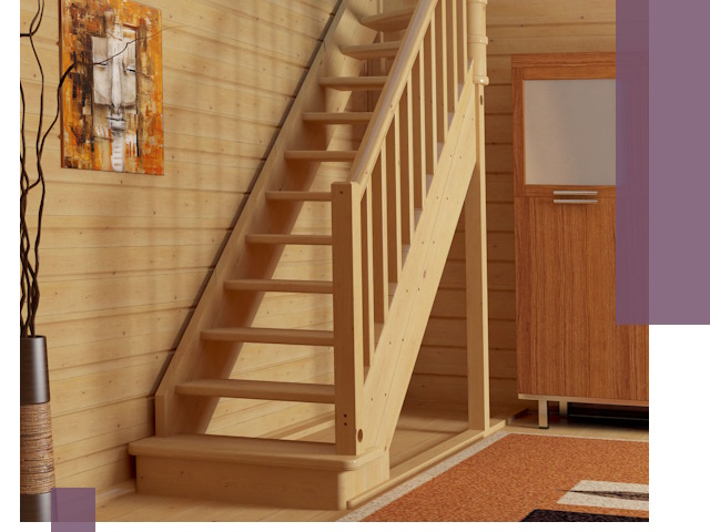 Лестницы эконом класса под ключ в Отрадном — недорого и быстро