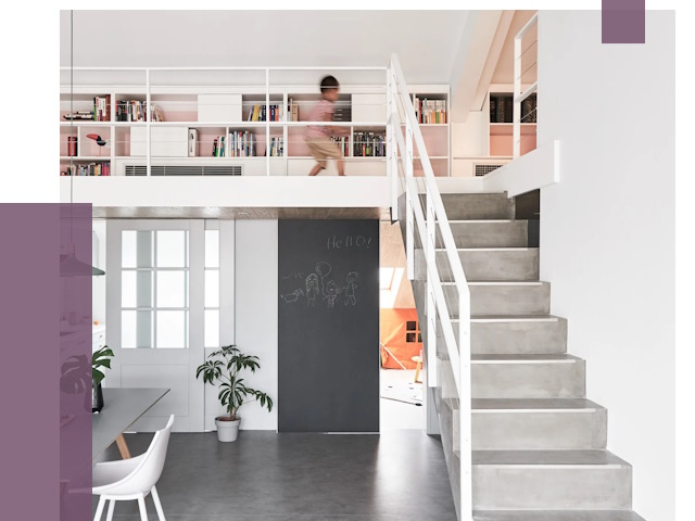 Лестницы для двухуровневой квартиры в Отрадном от 187508 руб. | ПРОЛЁТ-Трд