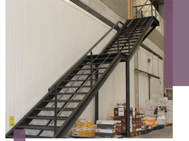 Лестницы для производства в Отрадном — изготовление и монтаж