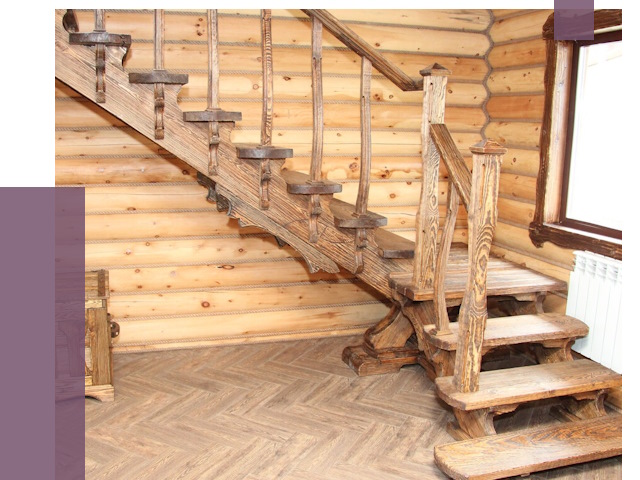 Лестницы в баню в Отрадном от 20327 руб. — изготовление | ПРОЛЁТ-Трд