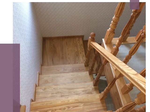 Сосновые лестницы в Отрадном под ключ от 8587 руб.  | ПРОЛЁТ-Трд