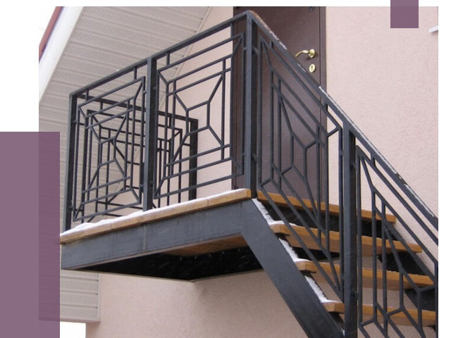 Металлические перила в Отрадном от 4565 руб.  | ПРОЛЁТ-Трд
