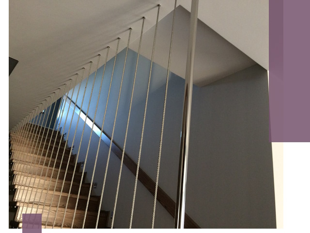 Тросовые перила под ключ в Отрадном — производство и монтаж