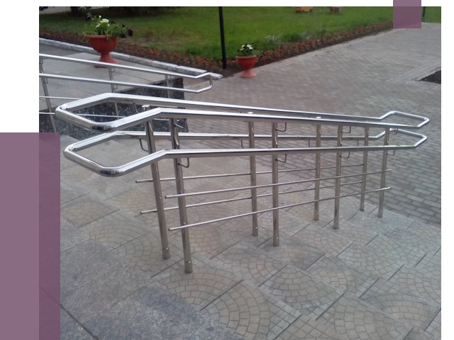 Перила для инвалидов в Отрадном от 8066 руб. под ключ | ПРОЛЁТ-Трд