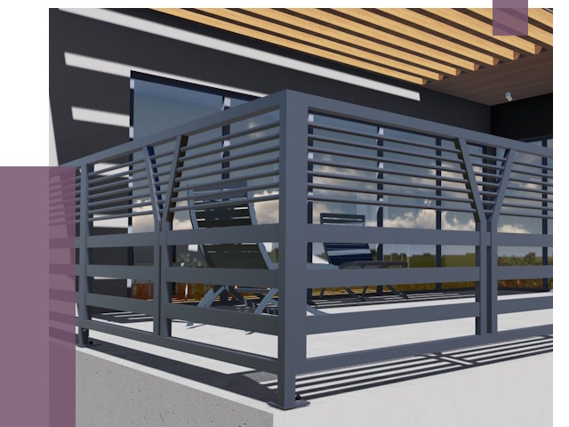 Изготовление балконных ограждений в Отрадном от 11414 руб. | ПРОЛЁТ-Трд