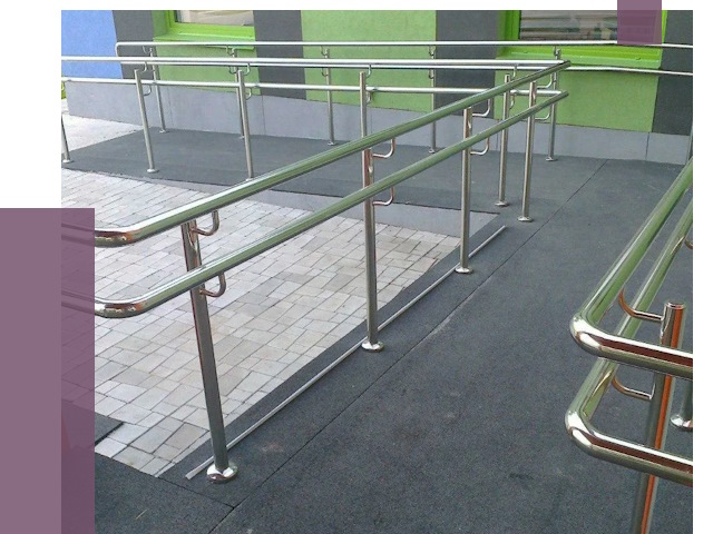 Ограждения пандусов в Отрадном от 4620 руб. монтаж | ПРОЛЁТ-Трд