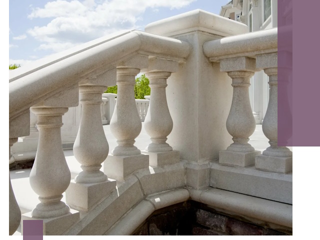 Балюстрады из металла и камня под ключ в Отрадном