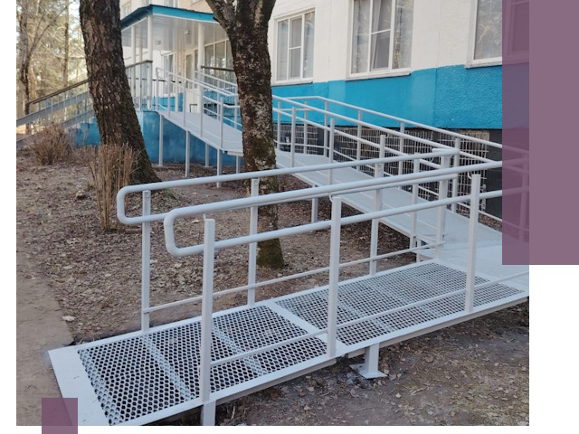 Пандусы под ключ в Отрадном: изготовление, монтаж и демонтаж