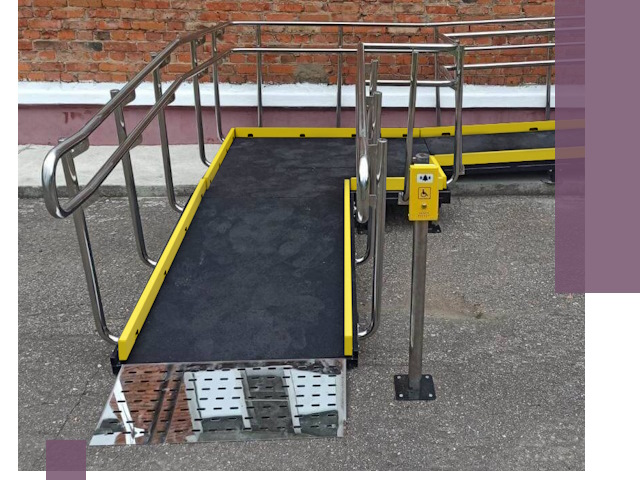 Изготовление наклонных пандусов для инвалидов в Отрадном