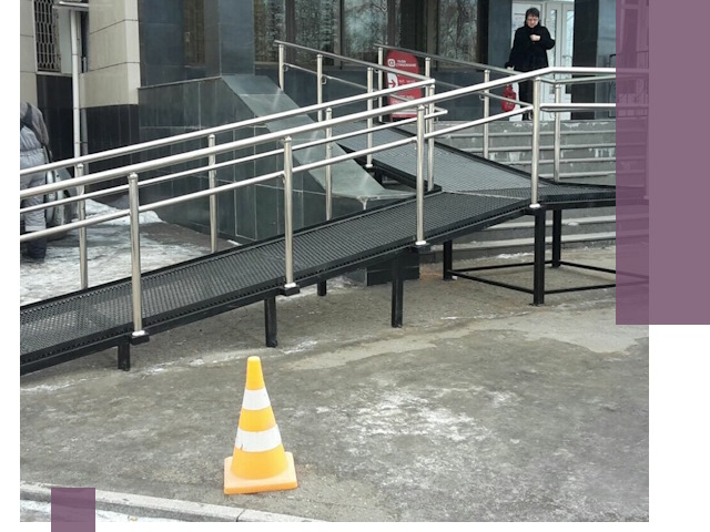 Стационарные пандусы под ключ в Отрадном — изготовление и монтаж