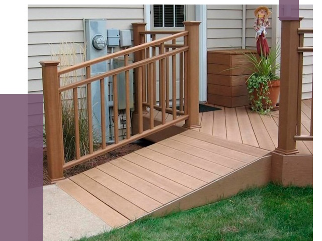 Пандус на крыльцо в Отрадном под ключ от 8261 руб.