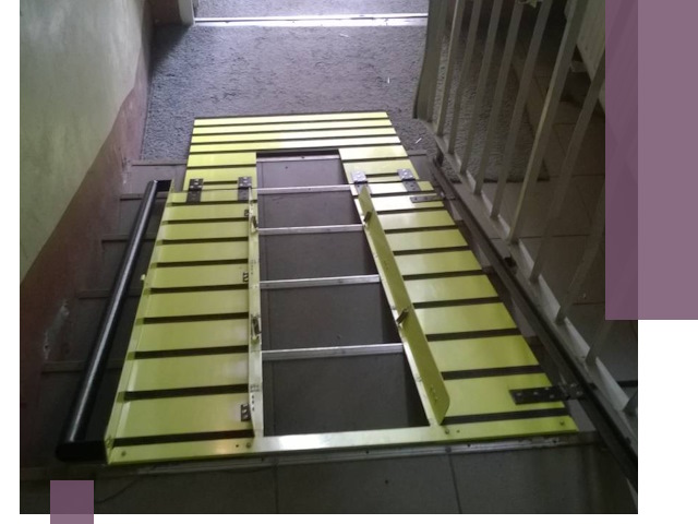 Профессиональный монтаж пандуса в подъезд в Отрадном