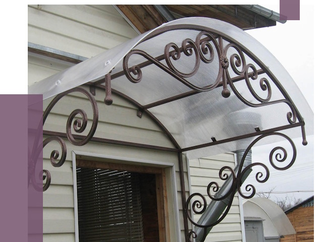 Изготовление козырьков в Отрадном от 7826 руб. — заказать | ПРОЛЁТ-Трд