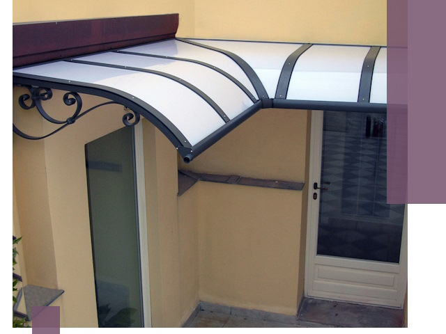 Монтаж козырьков любой сложности в Отрадном под ключ