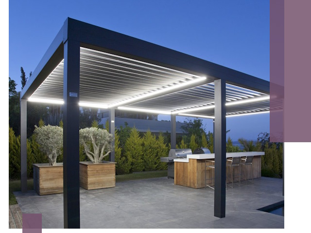 Навесы отдельно стоящие под ключ в Отрадном из металла и поликарбоната