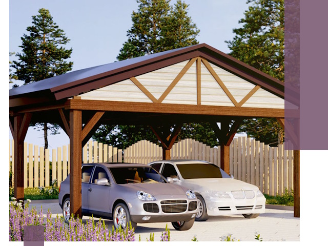 Навесы для автомобиля в Отрадном — изготовление и монтаж