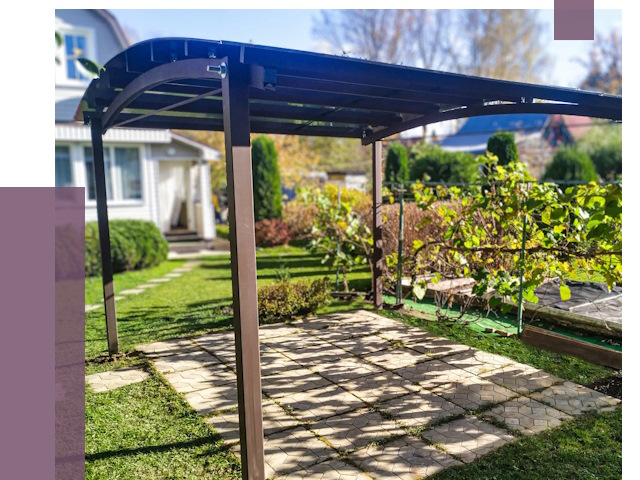 Навесы для дачи в Отрадном от 13533 руб. под ключ — ПРОЛЁТ-Трд