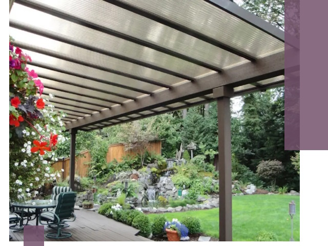 Навесы из поликарбоната под ключ в Отрадном быстро и надёжно