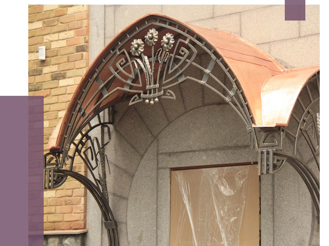 Арочные козырьки в Отрадном от 15490 руб. 