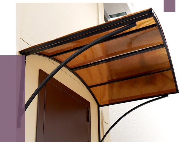 Недорогие козырьки в Отрадном от 8066 руб.  | ПРОЛЁТ-Трд