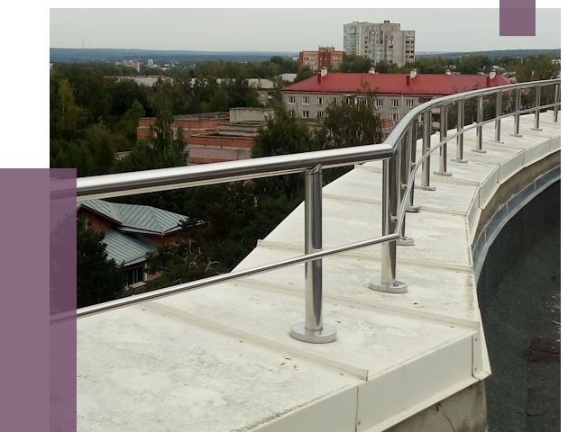 Парапеты и ограждения кровли в Отрадном от 5272 руб. 