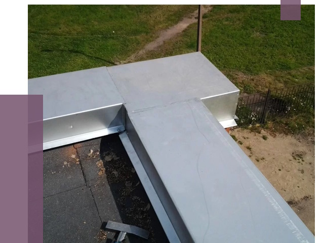 Оцинкованные парапеты в Отрадном от 8533 руб. | ПРОЛЁТ-Трд