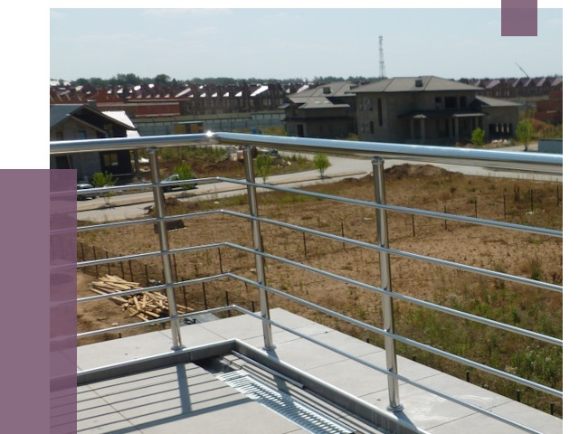 Парапеты из нержавеющей стали в Отрадном от 8479 руб. за м² | ПРОЛЁТ-Трд