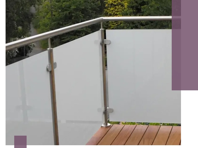 Алюминиевые парапеты для балконов и террас в Отрадном