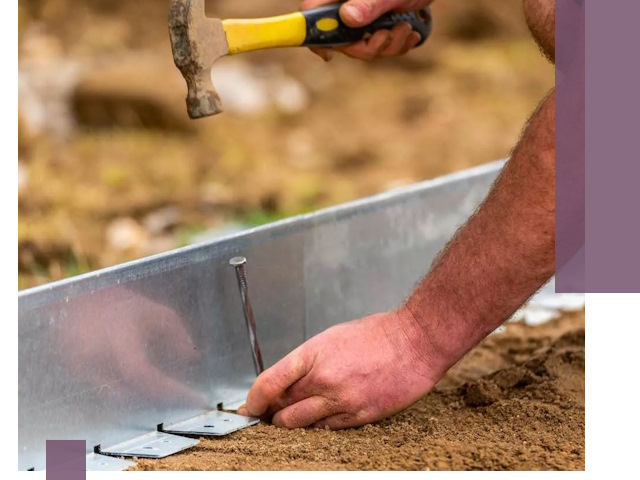 Монтаж металлических бордюров в Отрадном быстро и качественно