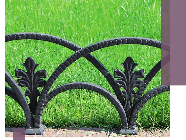 Декоративные металлические бордюры под ключ в Отрадном