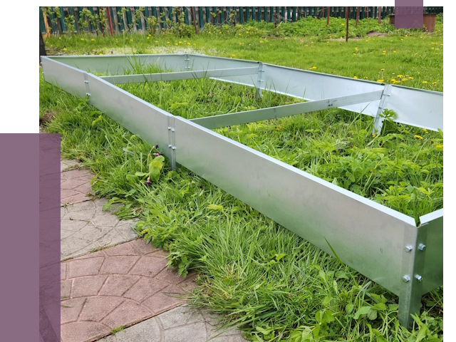 Металлические бордюры для грядок в Отрадном от 1902 руб. 