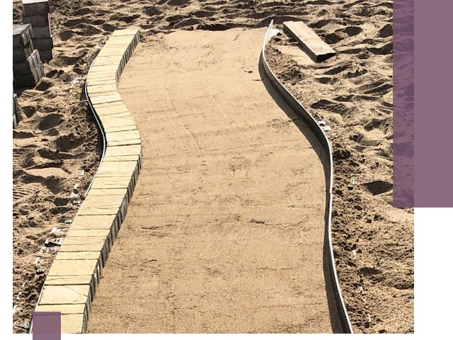 Металлические бордюры для тротуаров в Отрадном — прочные и долговечные