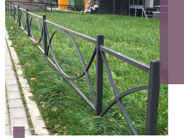 Газонные ограждения из металла в Отрадном — монтаж и продажа