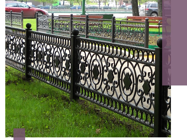 Секционные газонные ограждения под ключ в Отрадном