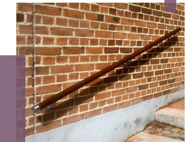 Изготовление пристенных поручней в Отрадном от 4728 руб. — ПРОЛЁТ-Трд