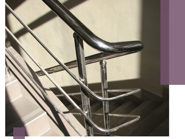 Поручни из нержавеющей стали под ключ в Отрадном